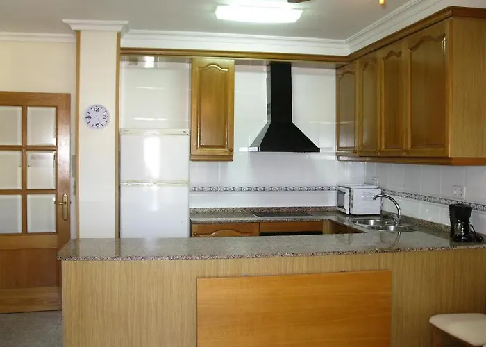 Benicarlo 4A1, Apartamento Con Buena Terraza Y Vistas Al Mar,Wifi, Garaje